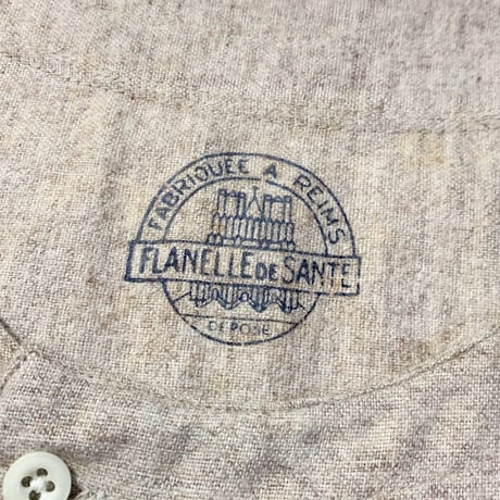 1940〜50's French Unknown Farmer Vest Deadstock