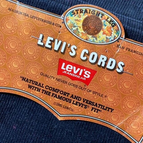 1980's Levi's 519 Corduroy Pants