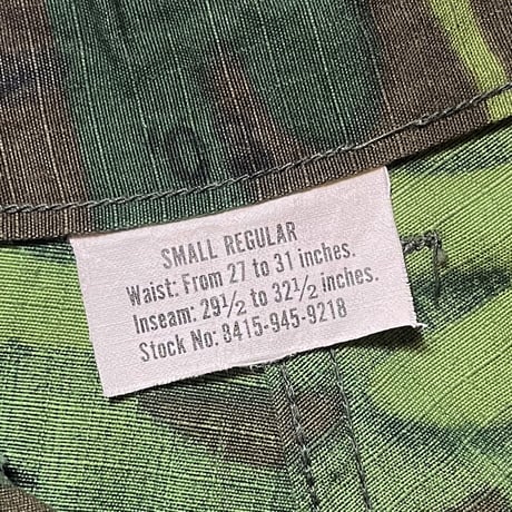 1960's US.ARMY ERDL Jungle Fatigue Trousers