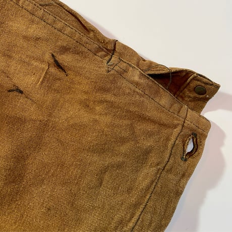 1900〜10's US.ARMY Brown Denim Pullover Jacket