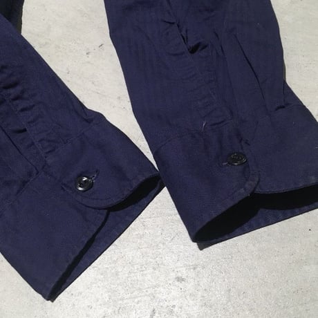 1960's Unknown Herringbone Twill L/S Work Shirt