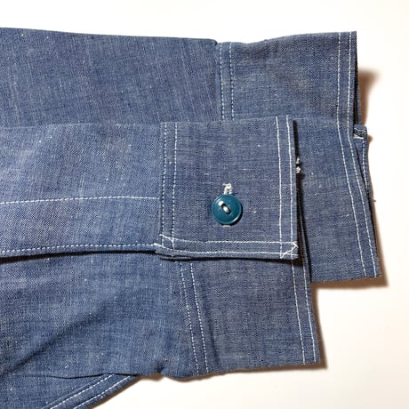 1940's US.NAVY Chambray L/S Shirt Deadstock