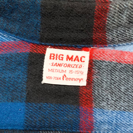 1960's BIG MAC Heavy Flannel L/S Shirt