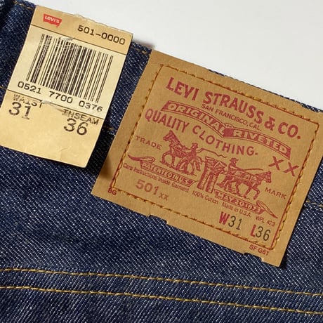 1980's Levi's 501 Denim Pants Deadstock