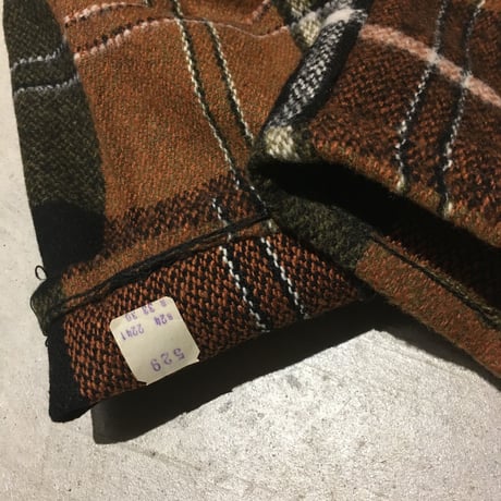 1960's MILLER Wool Lowrise Tapered Pants Deadstock