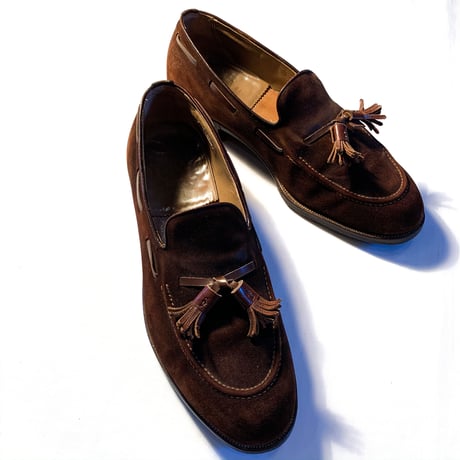 1960's Florsheim Suede Tassel Loafers