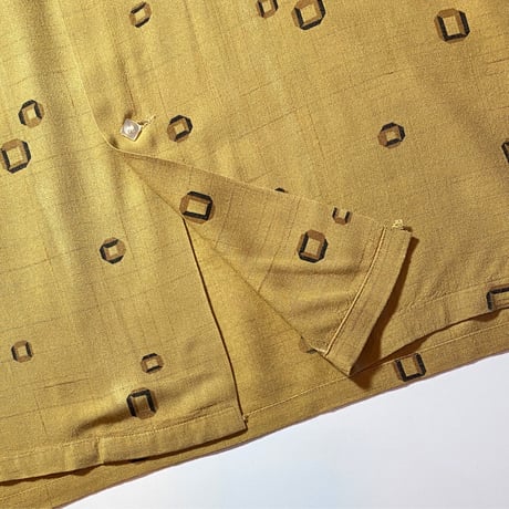 1950〜60's ARROW Rayon L/S Shirt