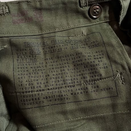 1940's US.ARMY M-43 Field Trousers Deadstock