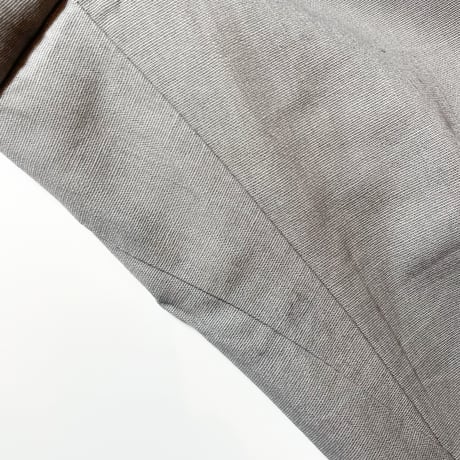 1940〜50's Unknown Gray Matt Cotton Trousers Deadstock