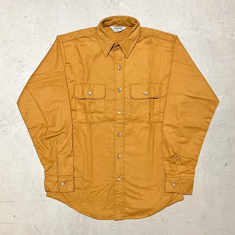 1980's FIVE BROTHER Chamois Cloth L/S Shirt Deadstock