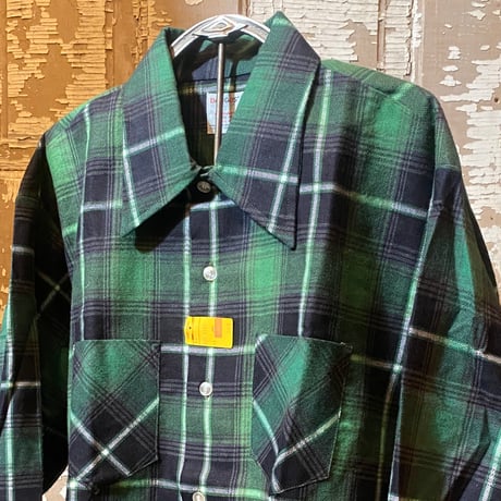 1970's DANGOS' Flannel L/S Shirt Deadstock