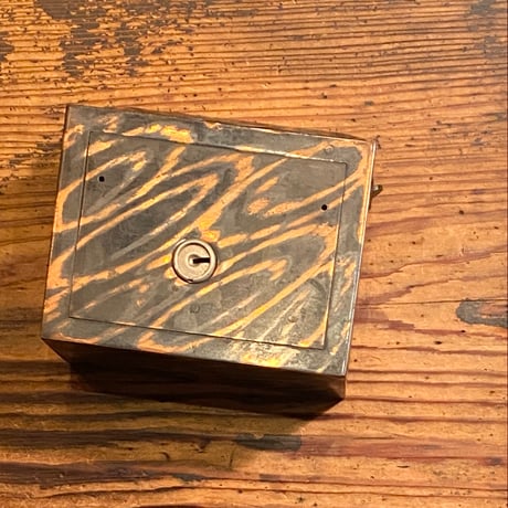 1910〜20's W.F.BURNS CO. Japanned Money Box