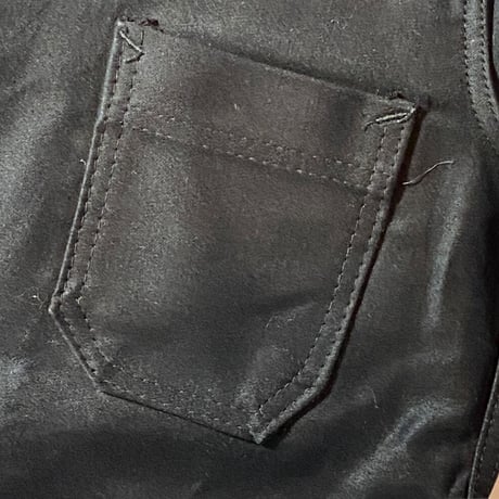 1950'sDubure&Deverchere Black Moleskin Jacket Deadstock