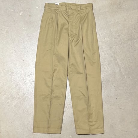 1950〜60's French Army M-52 Chino Trousers Deadstock
