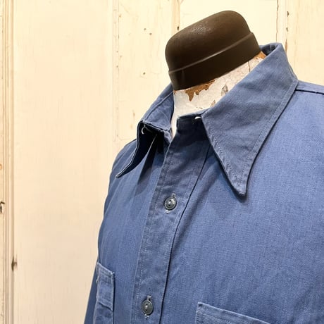 1940〜50's Cone Fabric Herringbone L/S Shirt