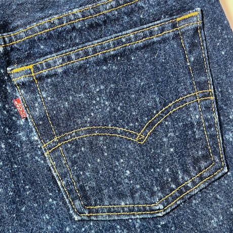 1980's Levi's 501 Galactic Washed Denim Pants