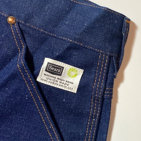 1960's Sears Denim Painter Pants Deadstock