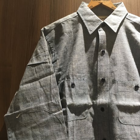 1960's Workmaster Chambray L/S Shirt Deadstock