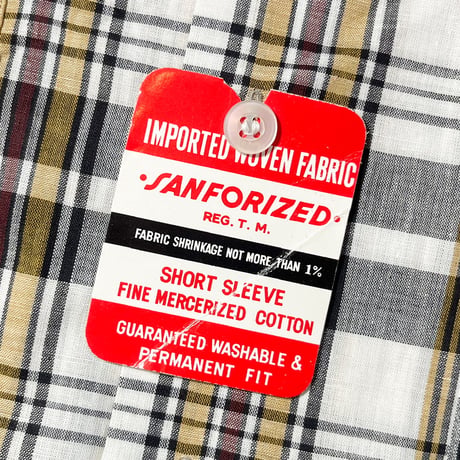 1960's MR JORDAN S/S Shirt Deadstock