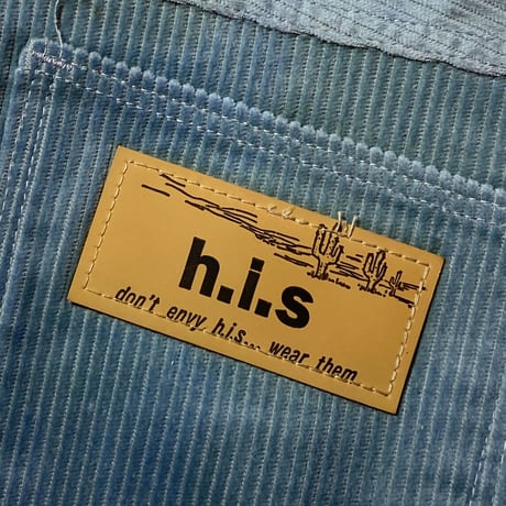 1960's h.i.s Corduroy Tapered Pants Deadstock