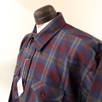 1980's WINTER RUN Heavy Flannel L/S Shirt Deadstock