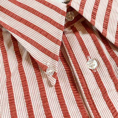 1970's Manhattan Seersucker S/S Shirt Deadstock