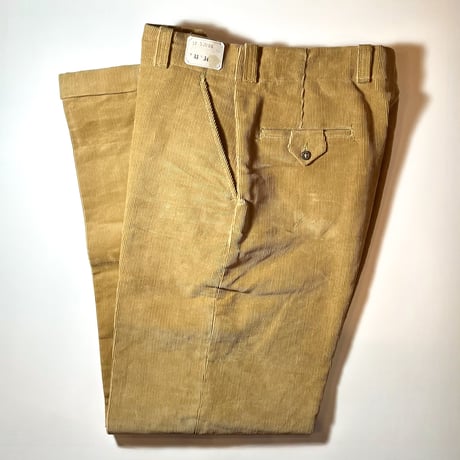1950's J.C.Penney Co. Corduroy Trousers Deadstock