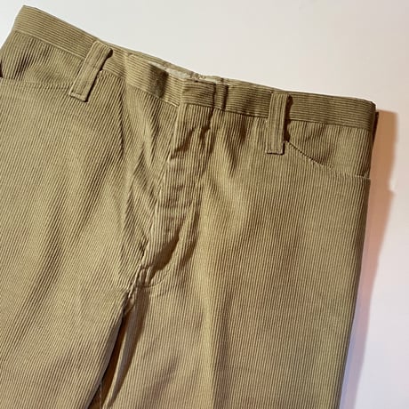 1960's KORATRON Corduroy Tapered Pants Deadstock