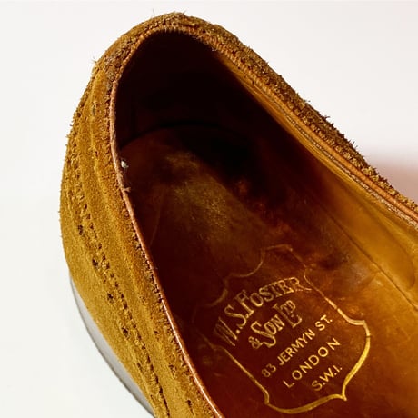 1960〜70's W.S.FOSTER&SONS LTD. Brown Suede Shoes