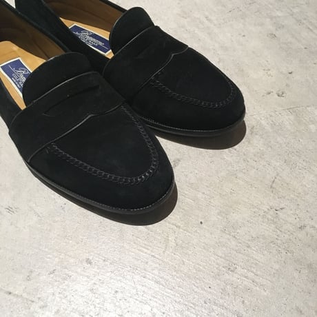 1980〜90's COLE-HAAN Black Suede Loafers