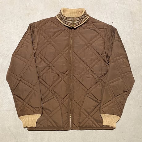 1960's Unknown Turtleneck Quilting Jacket