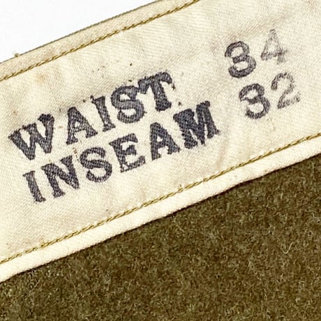 1940's US.ARMY Chino Trousers With Liner Deadstock