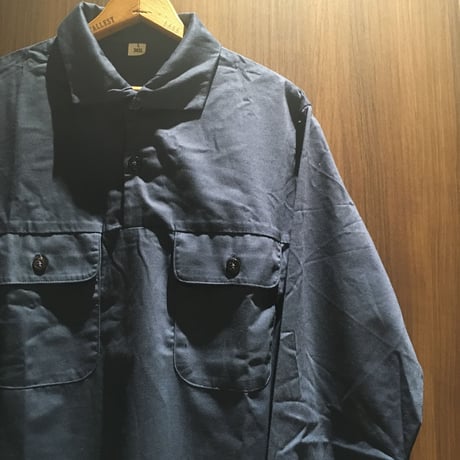1970's US.NAVY Utility Pullover L/S Shirt Deadstock