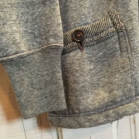 1940〜50's Unknown Salt&Pepper Sweat Cardigan