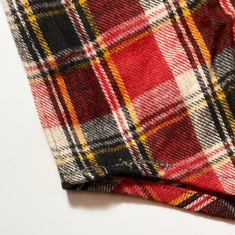 1960〜70's MONTGOMERY WARD Heavy Flannel L/S Shirt Deadstock