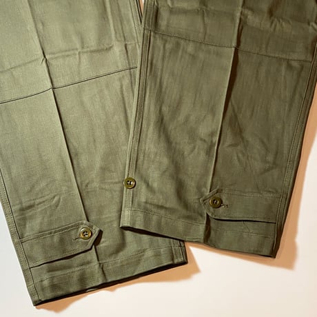 1950〜60's French Army M-47 Herringbone Trousers Deadstock