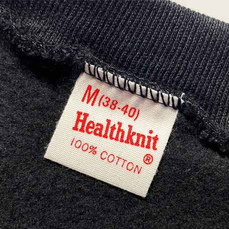 1960's Healthknit Sweat Black Deadstock