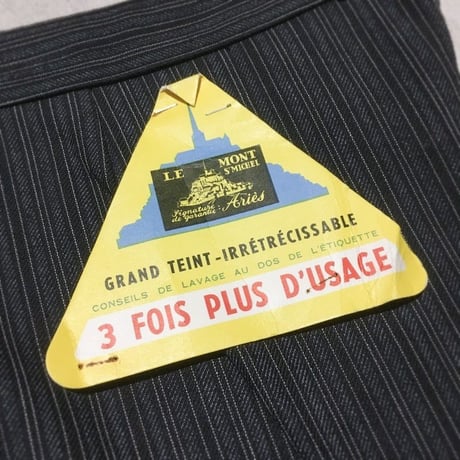 1950's LE MONT ST MICHEL Cotton Trousers Deadstock