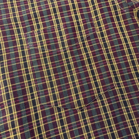 1960's Gentree Ltd. Indian Madras S/S Shirt