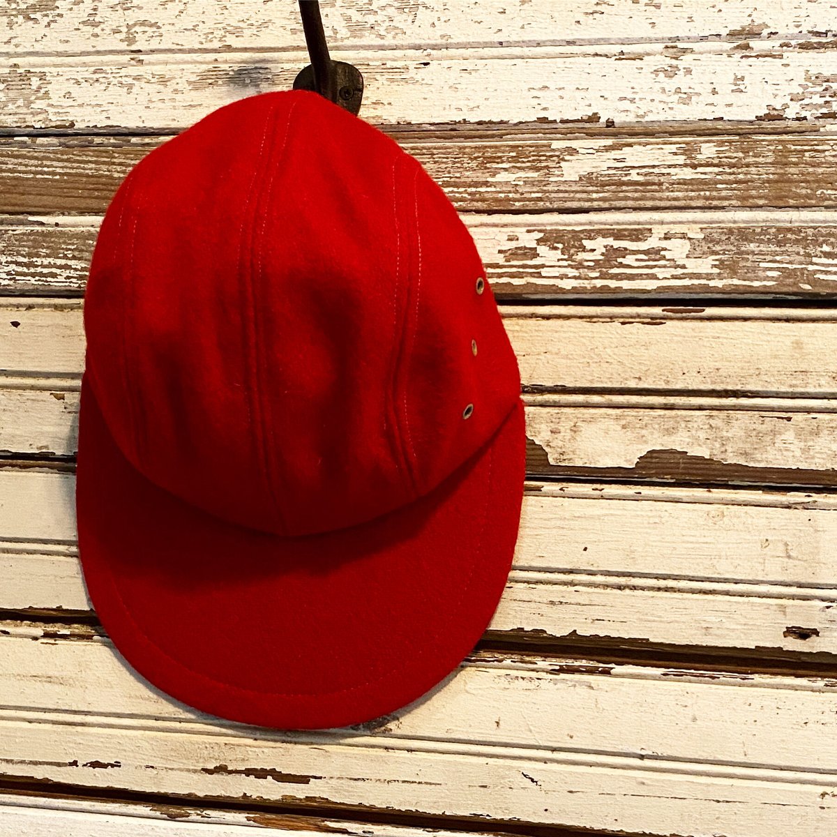 1980's〜 QUAKER MARINE SUPPLY Co. Wool Jet Cap | 1980's〜 QUAKER MARINE SUPPLY Co. Wool Jet Cap |