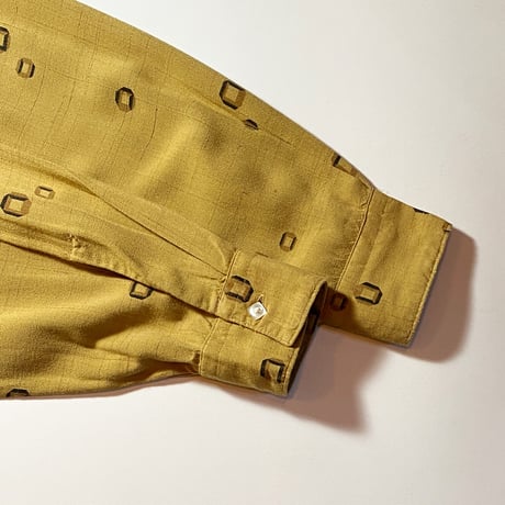 1950〜60's ARROW Rayon L/S Shirt