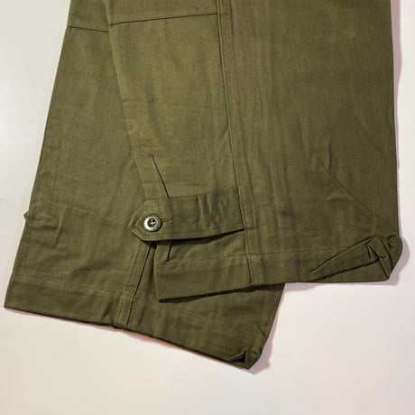 1950〜60's French Army M-47 Herringbone Trousers Deadstock