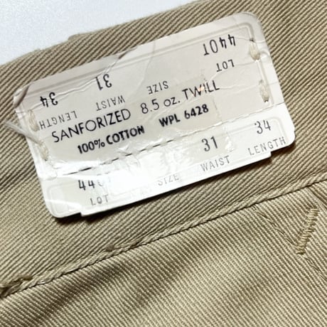 1960's BLUE BELL Chino Trousers Deadstock