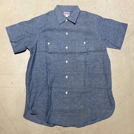 1950's〜 OX-HIDE Chambray S/S Shirt Deadstock