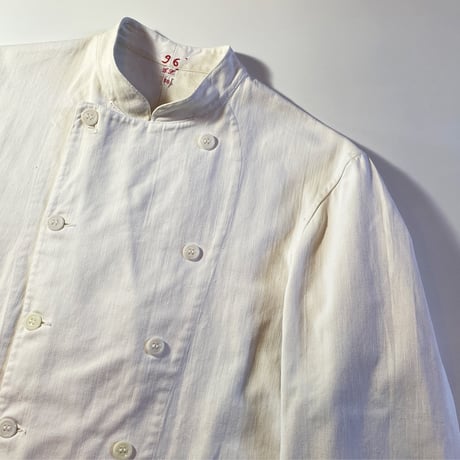 1940's HALLES-VILLETTE Double Breasted Cook Jacket
