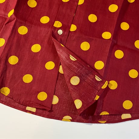 1960's The MOD Dots L/S Shirt Deadstock