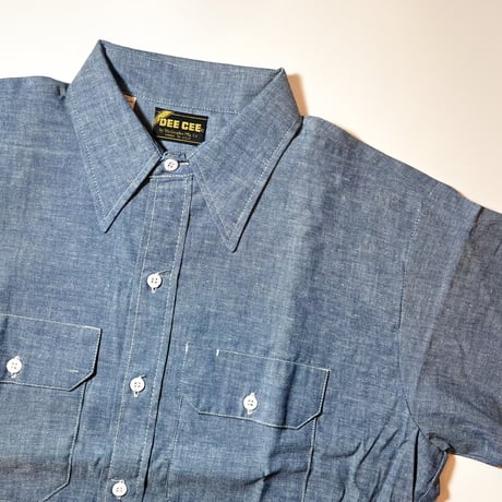 1970's DEE CEE Chambray L/S Shirt Deadstock