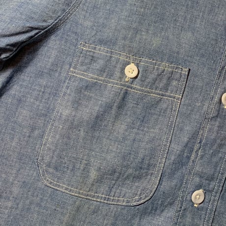 1950's BROADCASTER Chambray L/S Shirt