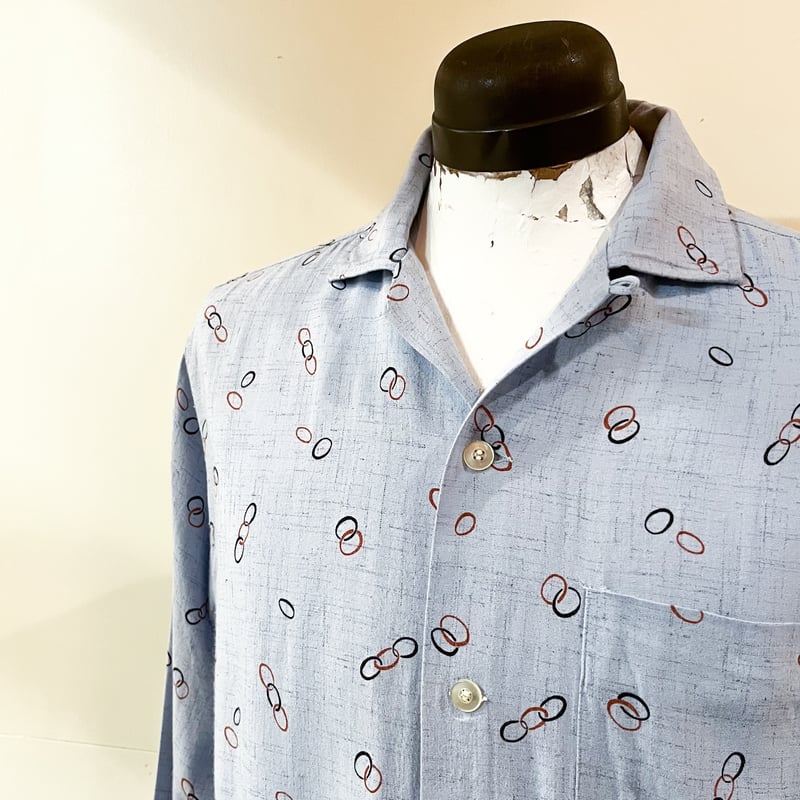 1950's〜 Sandy Mac Donald Rayon L/S Shirt | Unwave