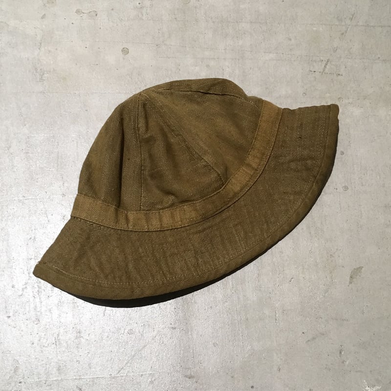 1910's〜 US.ARMY Brown Denim Hat | Unwave